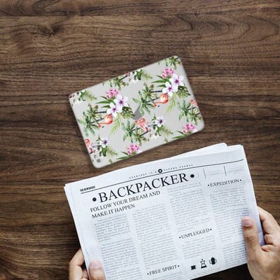 Apple iPad Mini 4 | Mini 5 (2019) Back Case Flamingo Palms