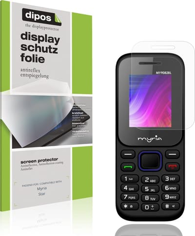 dipos – 4x Matte Beschermfolie geschikt voor Myria Star | Krasbestendige & antireflecterende Screenprotector Ultra-Thin
