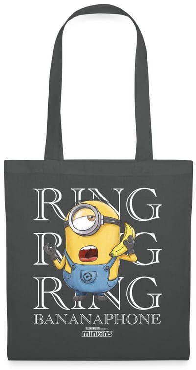 Minions Ring Bananaphone Ringen Tas Van Stof Schoudertas
