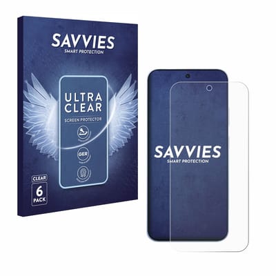 Savvies - Screenprotector voor Oppo Reno 15c - Folie Beschermfolie transparant 6 Stuks