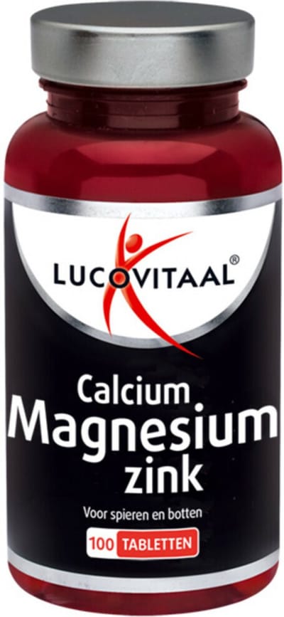 Lucovitaal Calcium Magnesium Zink - 3 x 100 tabletten - Voordeelverpakking