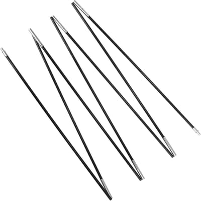 Vervangende Tentstokken - Kampeerstokken Glasvezel - Tent Ondersteuning - Sterk Slijtvast Materiaal - 55cm Per Stok