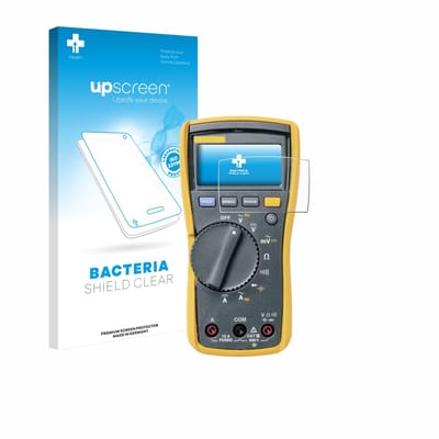 upscreen - Screenprotector voor Fluke MultiMeter 113 - Folie Beschermfolie transparant antibacterieel