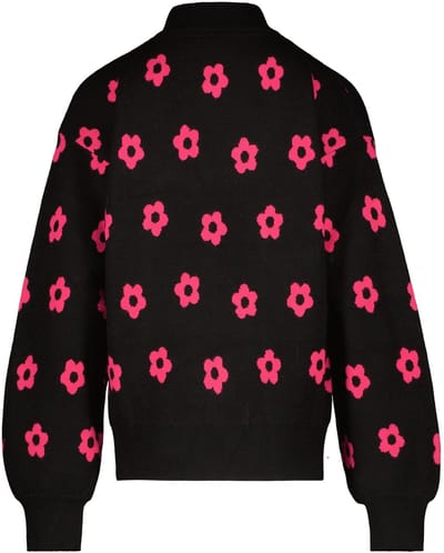 Cars Jeans Kids SIGGY Knit SW Black Black Meisjes Trui - BLACK/BLACK - Maat 176