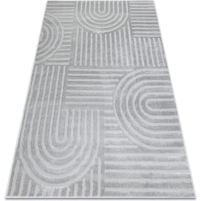 Kleden Rugsx Tapijt BALANCE 1918 grijs - Geometrisch, structure 200x290 cm