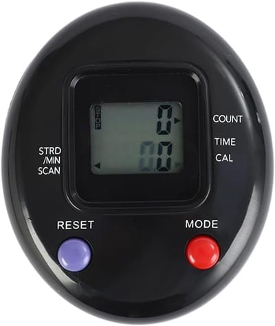 Digitale Stappenteller - Cardio Monitor - Fitness Training - Automatische Scan - 110 x 93 mm - Zwart