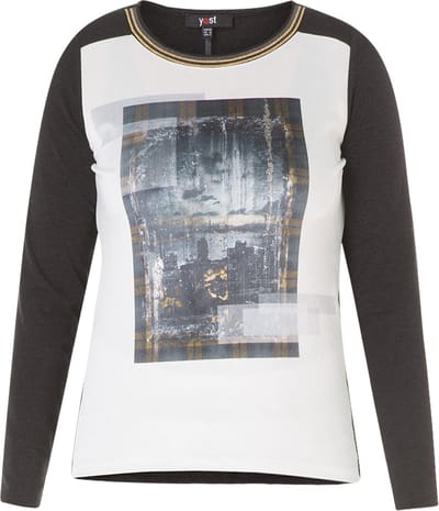 Shirt Yesta met opdruk