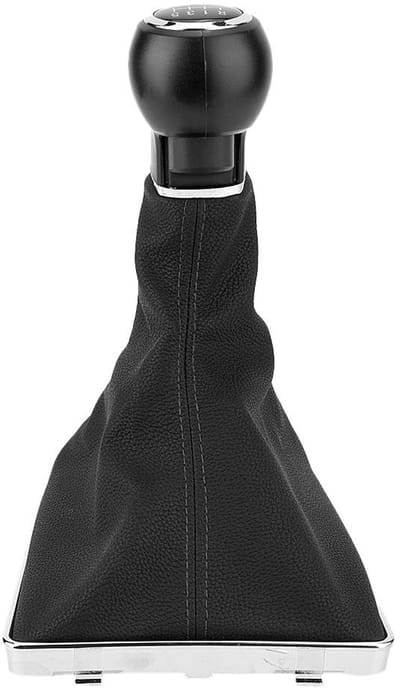 Dailygoods- Versnellingspookknop Perfecte Vervanging - Pookknop Universeel - Versnellingspook Hoes - Upgrade Auto Interieur - 5/6 Versnellingen - Premium Materialen