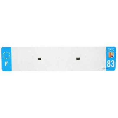 Nummerplaatstrip voor pvc Top Plaq 83