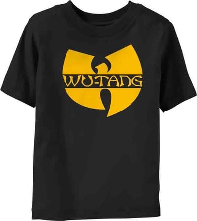 WuTang Clan Kinder Tshirt -6 maanden- Logo Zwart