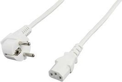 Valueline Schuko - CEE, M/F, 1.8m electriciteitssnoer Wit 1,8 m