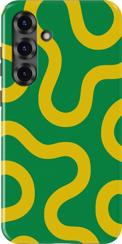 DripCase Motion Flow Tough Hoesje Samsung Galaxy S25 Plus | Backcover met Mag | Trendy Design | Valbescherming | Reggae Flow
