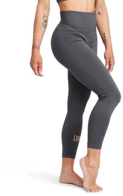 Leone1947 Logo Sport Leggings Zwart L Vrouw