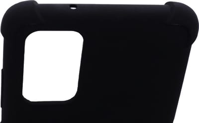 LuxeBass Hoesje geschikt voor Oppo A76 - AntiShock- TPU - Zwart
