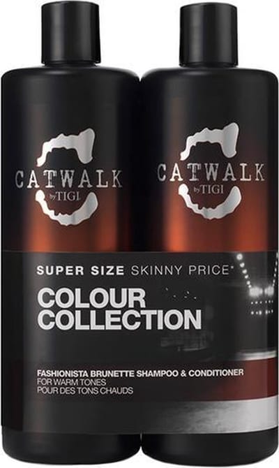 Tigi FASHIONISTA BRUNETTE shampoo & conditioner duo 750 ml