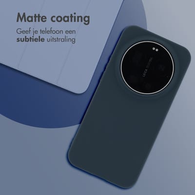 imoshion Hoesje - Geschikt voor Xiaomi 17 Ultra - Color Backcover - Donkerblauw