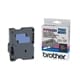 Brother TX-315 tape wit op zwart 6mm x 15m (origineel)
