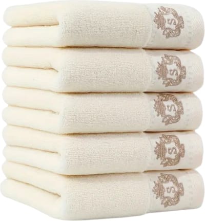 Livano Handdoeken Set - Hotelkwaliteit - Handdoek - Towel - Donker Grijs - 5 Stuks