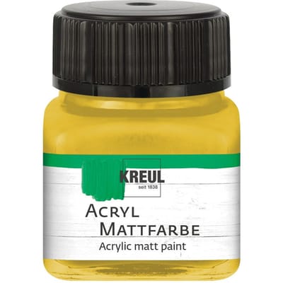 KREUL acryl matte verf, 20 ml, Metallic - Goud