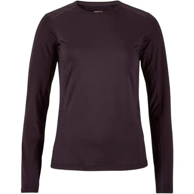 Craft Adv Essence 2 Running Longsleeve Dames - Dk Plum | Maat: M