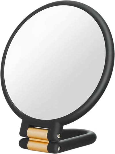 Reisspiegel Vouwbaar - Compacte Make-up Spiegel - Nauwkeurig Verzorgen - 50x Vergrotend Detail - 24 x 135 cm