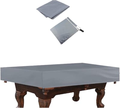 Waterdichte stofbescherming voor biljarttafel - 210D Oxford-weefsel, zwart