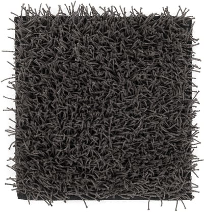 Heckettlane Badmat Busto - Badkamermat - Bidetmat - Antislip tapijt - 60x60 cm - Grijs