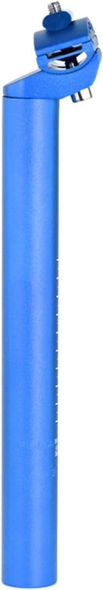 Fietszadelpen Aluminiumlegering - Verstelbare Zadelbuis - Mountainbiken Trail - Enkele Bout Vergrendeling - 30.9/31.6mm 30cm - Blauw