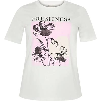 Dames-T-shirt met lange mouwen KAFFE Curve Lia