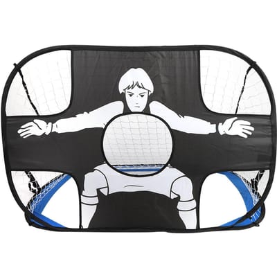 Kinder Voetbaldoelnet Indoor Outdoor Spel Wedstrijd Schiet Training Kinderen Voetbalnet white