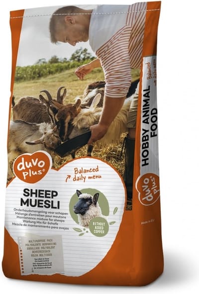Duvoplus - Buitenvogelvoer - Neerhofdieren - Schapen Muesli 18kg - 1st