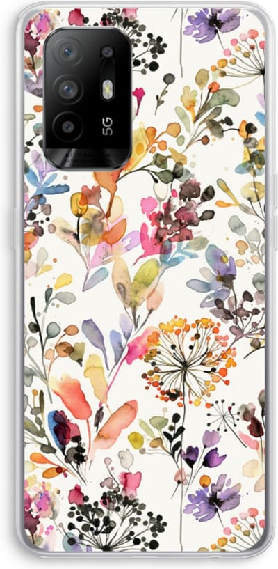 Case Company® - Hoesje geschikt voor Oppo A94 5G hoesje - Wilde grassen - Soft Cover Telefoonhoesje - Bescherming aan alle Kanten en Schermrand