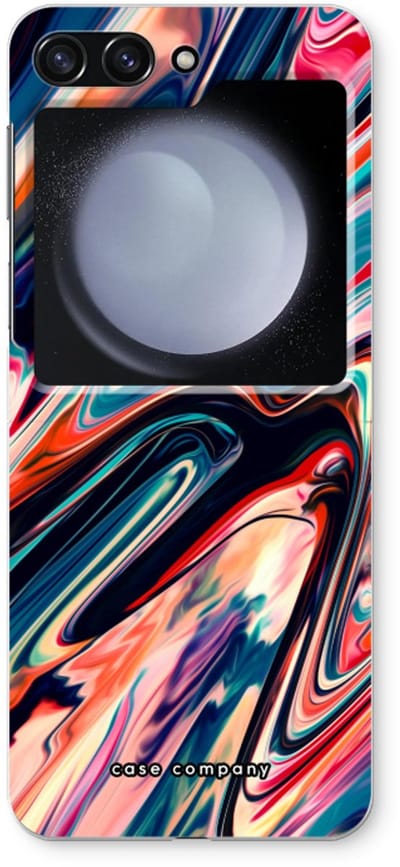 Case Company® - Hoesje geschikt voor Samsung Galaxy Z Flip5 hoesje - Quantum Being - Soft Cover Telefoonhoesje - Bescherming aan alle Kanten en Schermrand