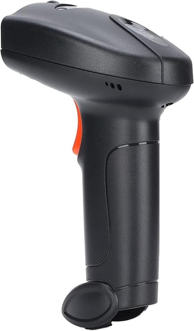 Barcode Scanner - QR Code Lezer - Magazijn Beheer - Waterdicht Ontwerp - 80 Meter Bereik - Zwart Oranje