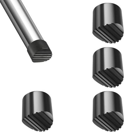 Ladder Steunen - Reserve Pootjes - Veilig Werken - Antislip Rubber - 4 Stuks - Zwart