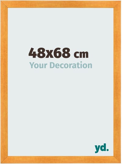 Your Decoration - Fotolijst 48x68 cm - MDF - Oranje - Pisa