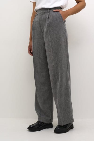 Kaffe KAjosie Wide Pants Dames Broek - Maat 38