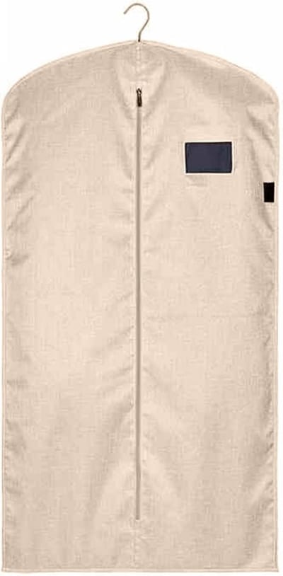 Kledinghoezen Set - Stofbeschermers Garderobe - Kleding Opbergen - Ademend Materiaal Transparant - 150cm Lengte - Geel