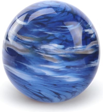 Marble Urn - Blauw 0,5 Liter - Gedenksteen - Urn Hond - Urn Kat - Urn Dierbare - Urn voor as