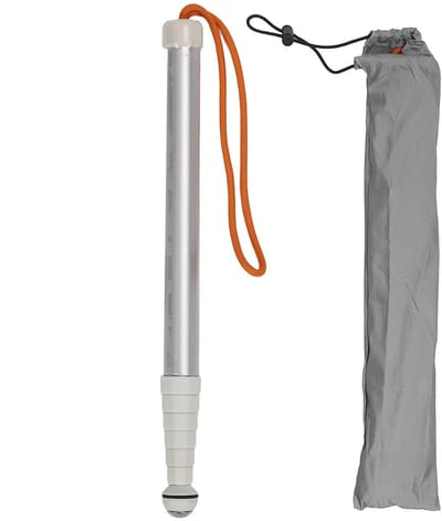 Dailygoods- Blinde Stok Telescopisch - Antislip - Schokbestendig - Reflecterend - Opbergtas - Verbeterde Mobiliteit - Geleidestok