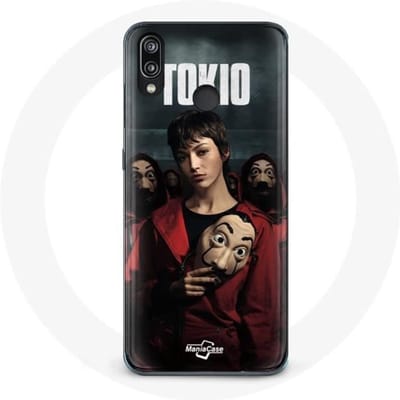 Coque - La Casa De Papel - P20 Lite - Noir - Souple - Tokyo Masque