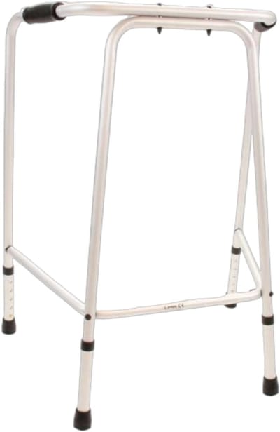 Premis - Looprek smal en hoog - verstelbaar 83-93 cm - max gebruikersgewicht 138 kg - Zilver