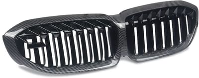 Voorbumper grille Notro - Carbon Fiber Look - Auto accessoires - Voor BMW 3 Serie G20 Saloon & G21 Estate (2019-2021)