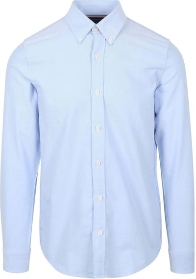 Steppin' Out Overhemd Oxford Lichtblauw - Maat S - Heren - Casual Shirt