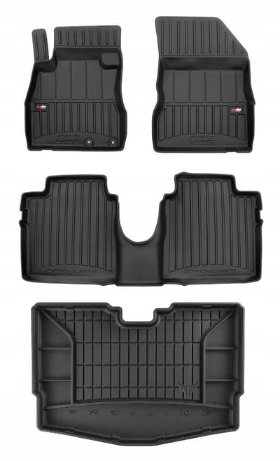 FROGUM ProLine Nissan Note II – Automatten & kofferbakmat – Perfecte pasvorm – Versterkte bescherming – Geurloos TPE