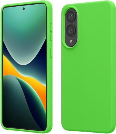 kwmobile telefoonhoesje geschikt voor Samsung Galaxy S25 Edge - Hoesje met siliconen coating - Smartphone case in limoengroen
