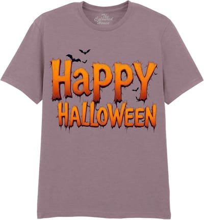 Happy Halloween The Coloured House T-shirt XXL