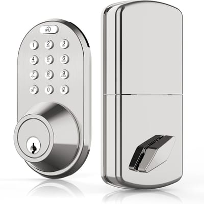 Elektronisch Deurslot met Digitale Code - Slimme No-Key Toegang met One-Touch Vergrendeling en Eenvoudige Installatie