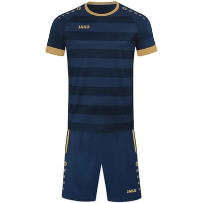 Jako Celtic Melange Shirt Korte Mouw Kinderen - Goud / Navy | Maat: 152