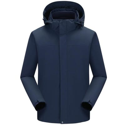 Nieuwe Drie-in-één Buitenjas met Afneembare Capuchon 5XL